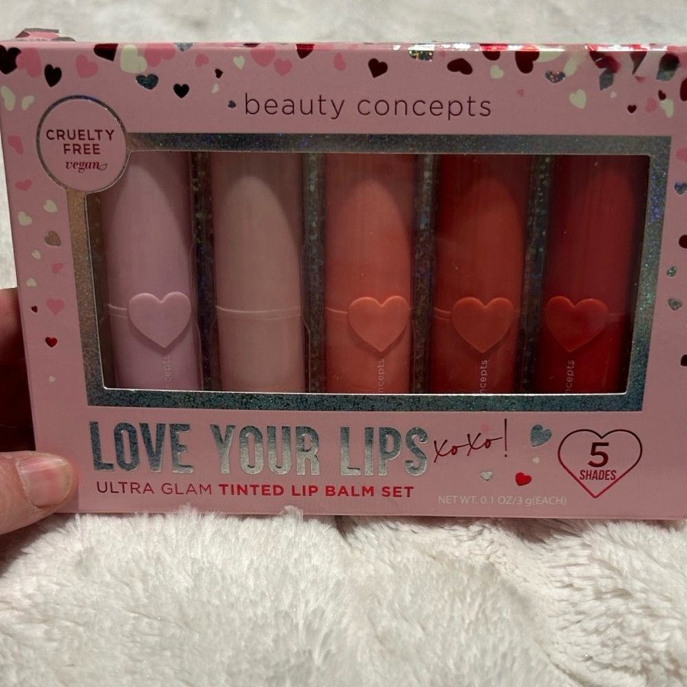 Beauty Concepts Love Your Lips Tinted Lip Balm Set - 5 Pack